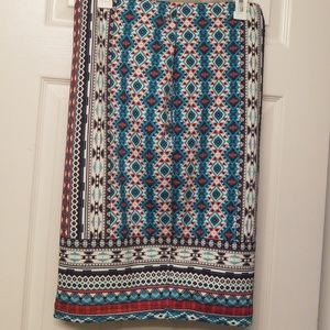 Aztec Style Pencil Skirt